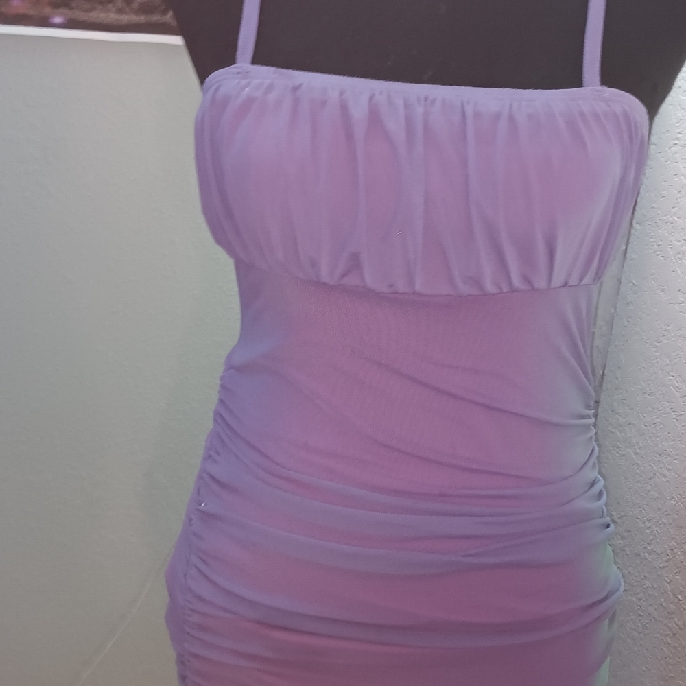 SHEIN Purple Chemise Intimates Sleepwear